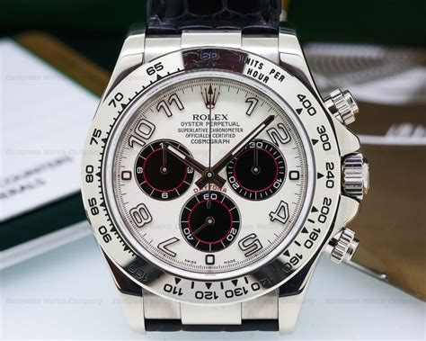 rolex daytona white gold panda dial